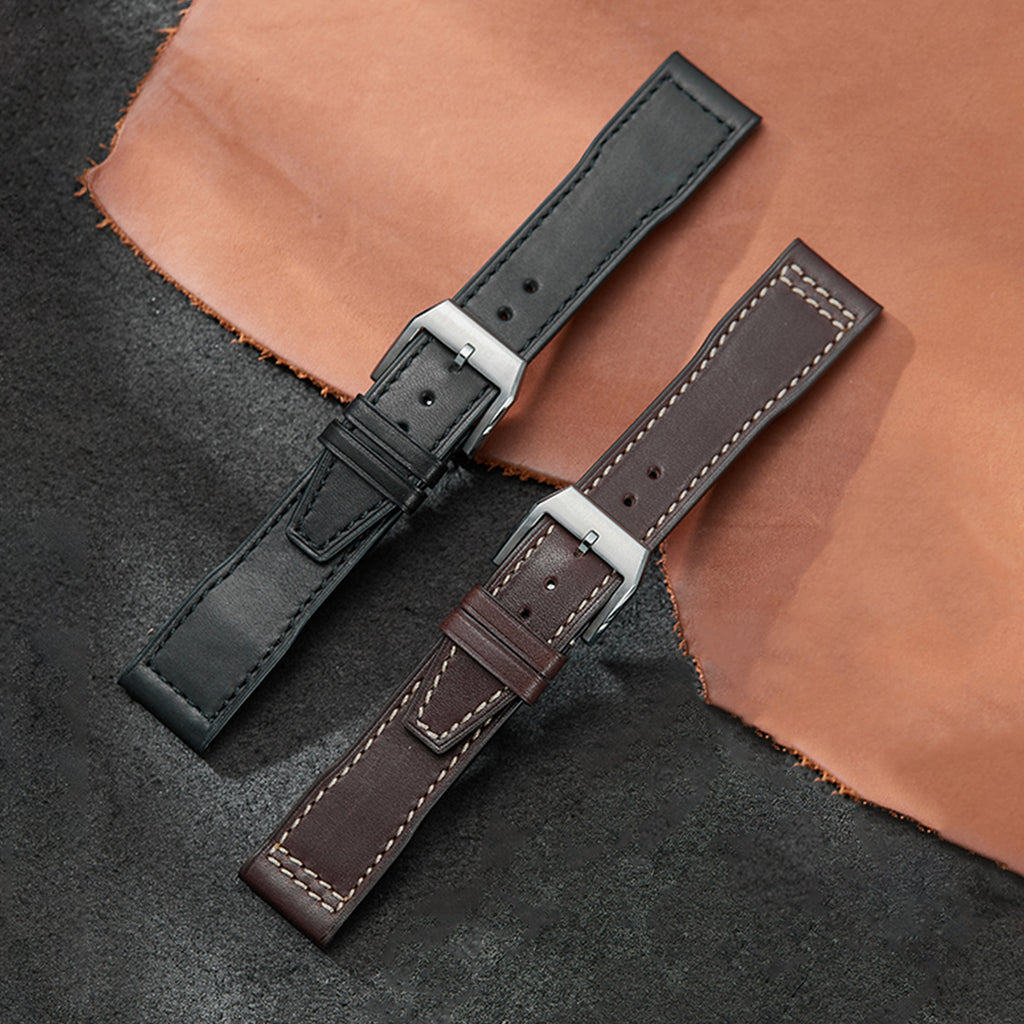 Nappa Leather Watch Band for IWC Pilot's Watch Chronograph