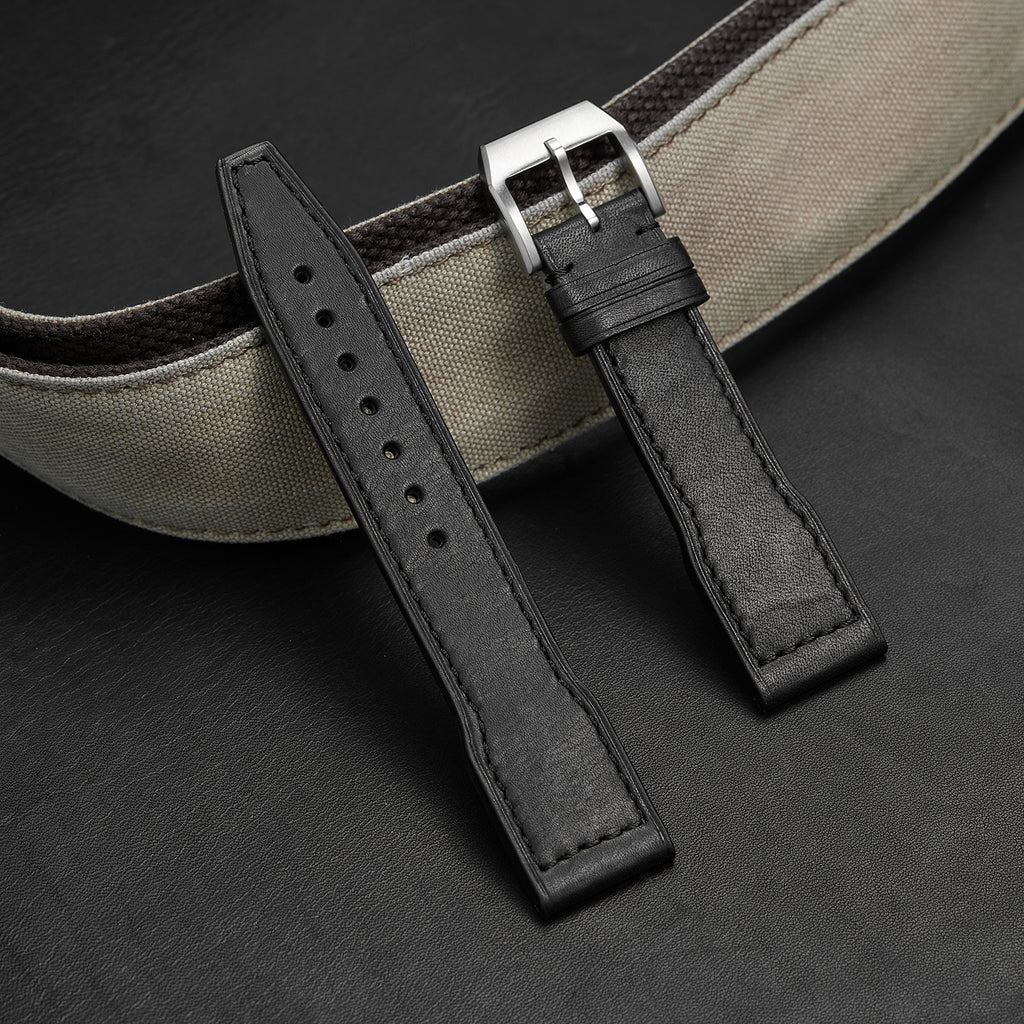Nappa Leather Watch Band for IWC Pilot's Watch Chronograph